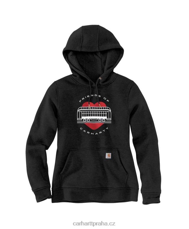 ženy uvolněná mikina střední váhy foc Carhartt 8BL8V213 námořnictvo